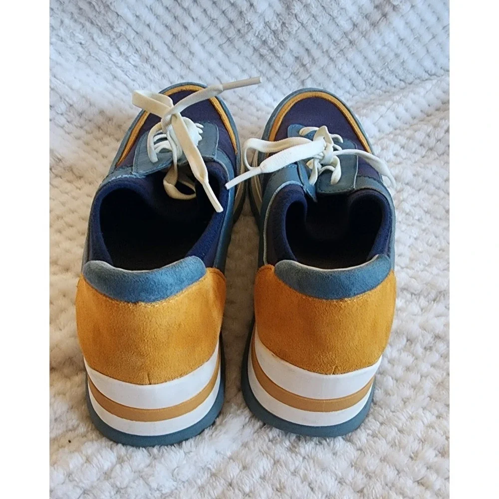 Naturalizer Women 9M Remy Suede Color block Sneakers Leather/Fabric MSRP $110
